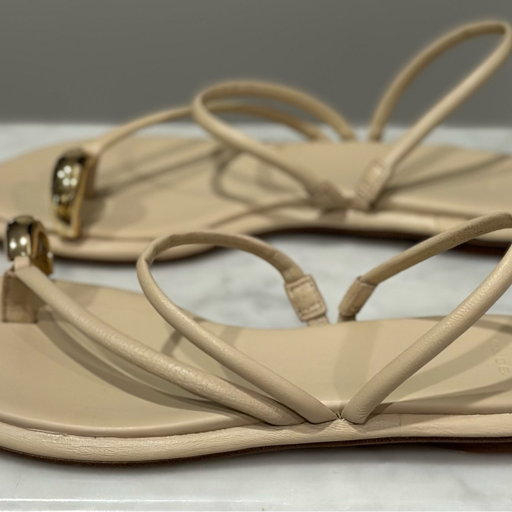 Vince Cream Strappy Sandals